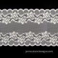 Stretch Lace Trims, Made of Nylon and Spandex, 18cm Width, Various Designs are Available
